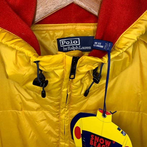 SOLD! Polo Ralph Lauren Snow Beach Poncho One Size - Picture 2 of 6